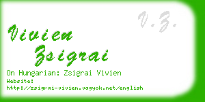 vivien zsigrai business card